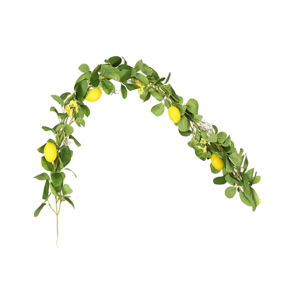 

Artificial Lemon Garland Simulation Rattan Decor Fruit Decoration Realistic Design Practical Home Scene Banquet Holiday