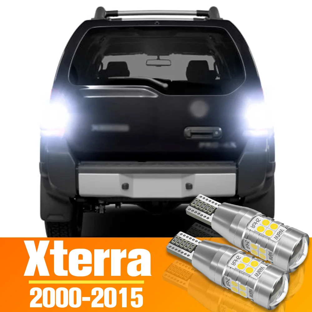 2pcs LED Reverse Light Backup Bulb Accessories For Nissan Xterra 2000-2015 2005 2006 2007 2008 2009 2010 2011 2012 2013 2014