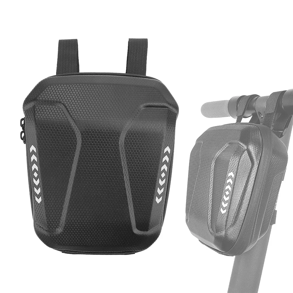 1pc 2.5L Waterproof EVA Front Hanging Bag For Electric Bicycle Scooter E-Bike Tube Bag Built-in Mesh Bags Binding Design