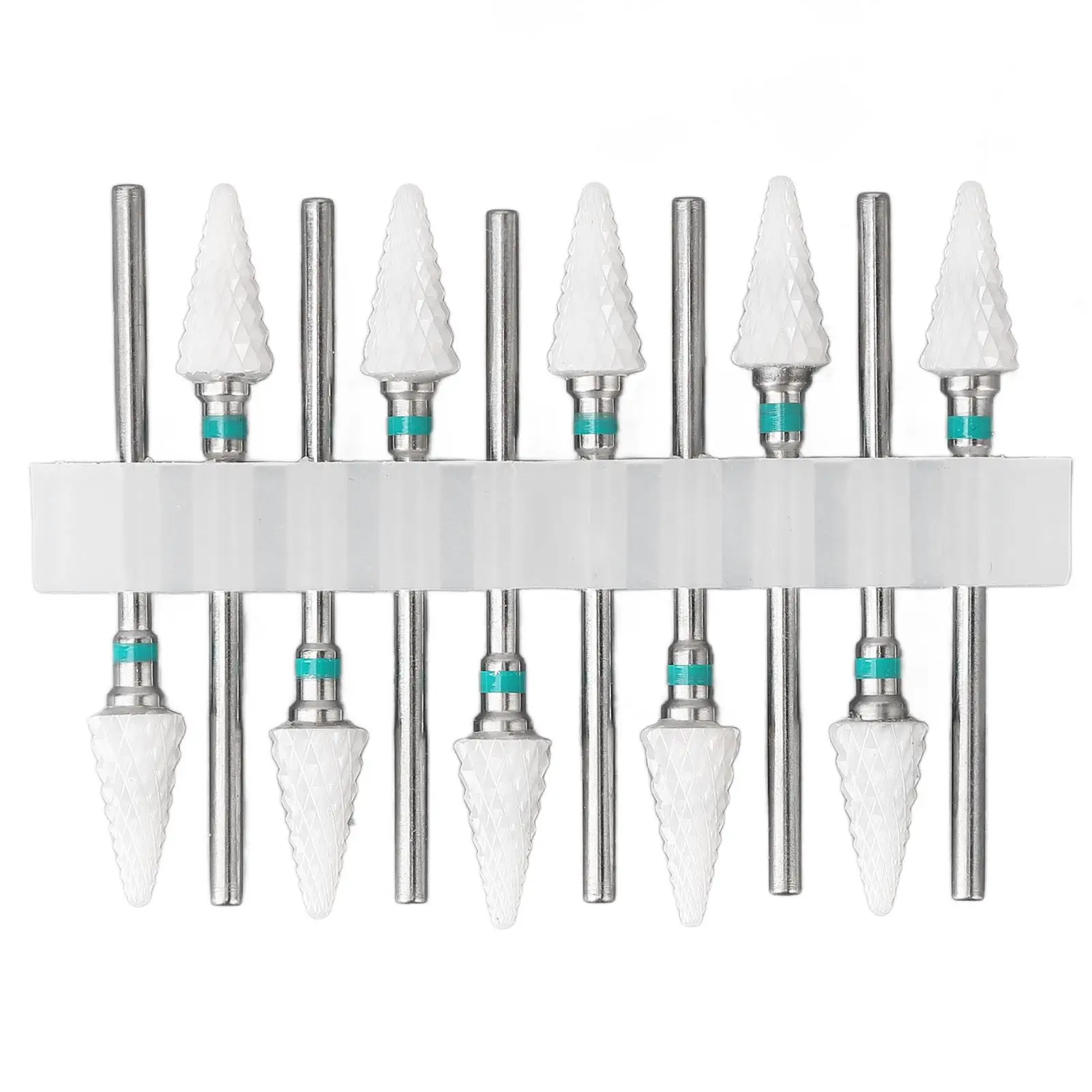 

Ceramic Bit Set for Precise Shaping and Polish Removal High Strength for home and Salon Use