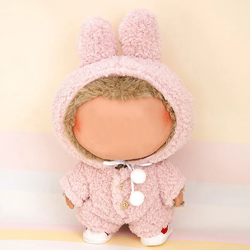 Only Selling Clothes 37cm Labubu Doll Cute Mini Doll Clothes Casual Clothes Outfit Accessories Blind Box Doll Clothing Gifts