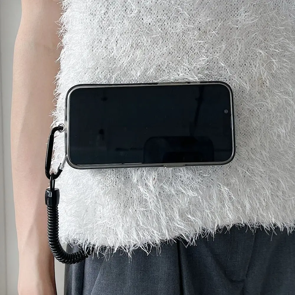 

Free Hands Magnetic Phone Holder Metal Hook Detachable Phone Belt Clip Holder Quick Release Waist Clip Phone Backpack Clip