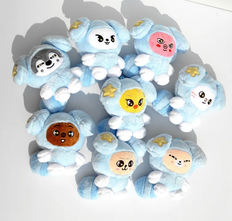 Run It Tasy Niedlicher Cartoon-Puppen-Schlüsselanhänger, inspiriert von Bangchan Felix, Plüschfigur, Taschenanhänger, Kawaii-Sammlerstück, Geschenk für Fans – Detail 1