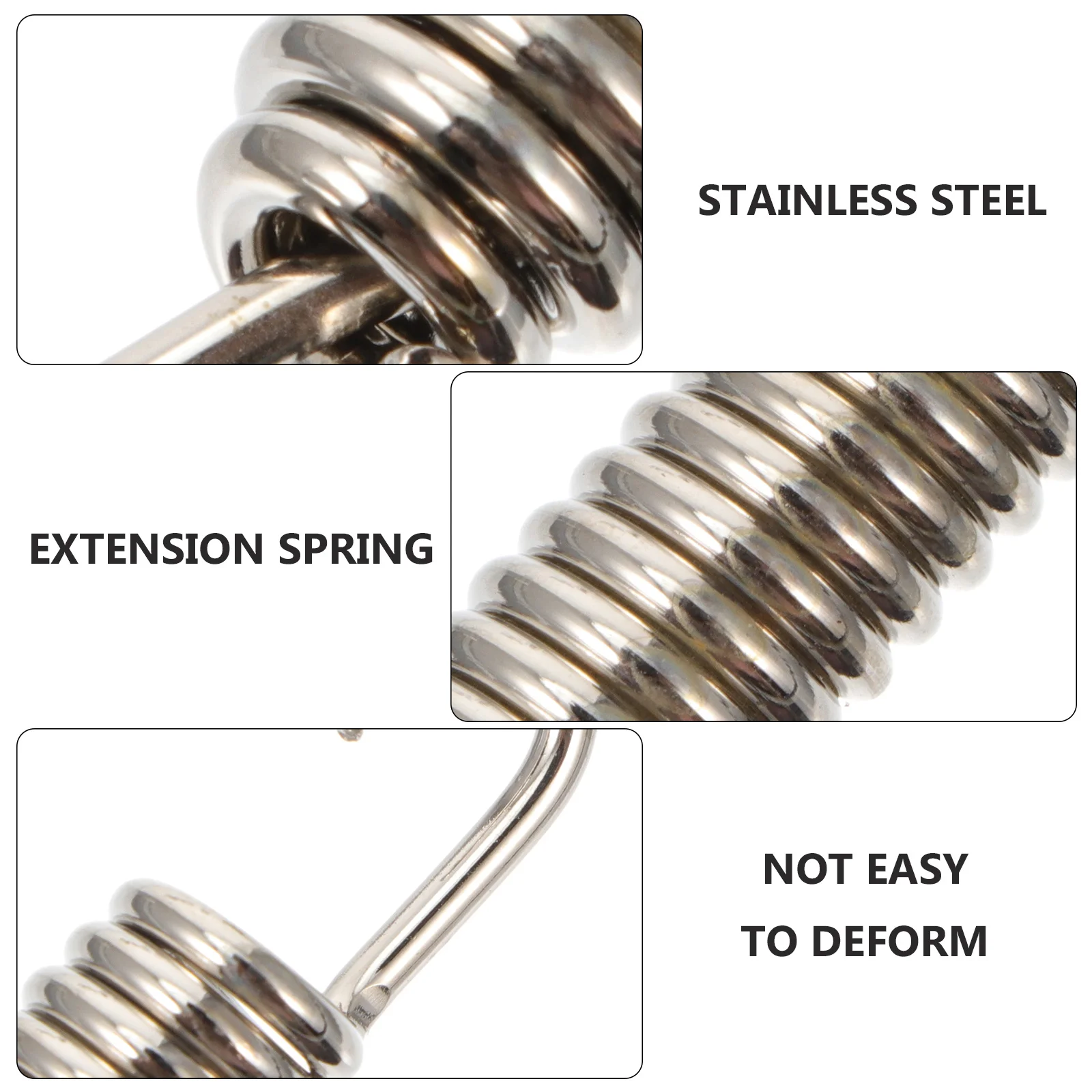 

6pcs Exhaust Pipe Spring For Motorcycle Heavy Duty Tension Mounting Swivel System Spring Durable Engine Support Decorative