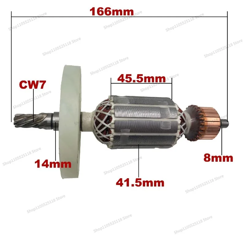 For Suitable for Electric Hammer HR3520 HR3820 Rotor