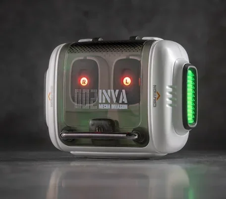 INVA-Q auricolare ENC Wireless In-Ear FUTURE-MECHA con Base di ricarica Wireless Mecha Invasion TWS cuffie Bluetooth 5.3