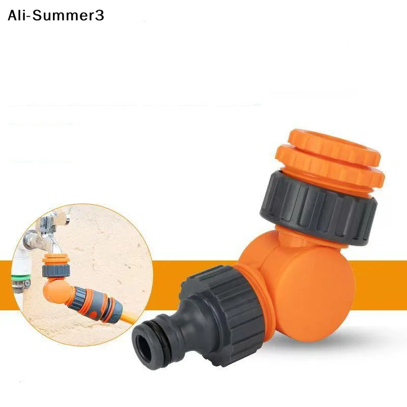 【V3】Garden Hose Connector Faucet Adapter For 1/2 Inch Hose Reel Cart Plastic Click-lock Connector For Watering Irrigation Gard