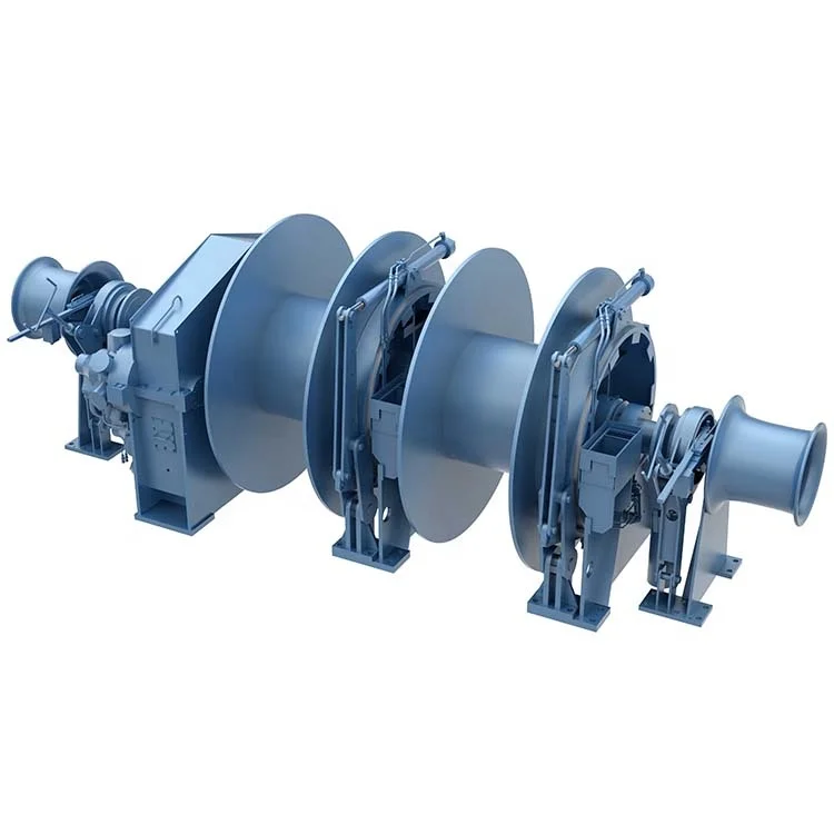 High Quality SGY Brand 600W 12V Electric Anchor Winch JM Model Mining Winch Wire Rope Boat Crane Mooring Winch 10-650KN Capacity