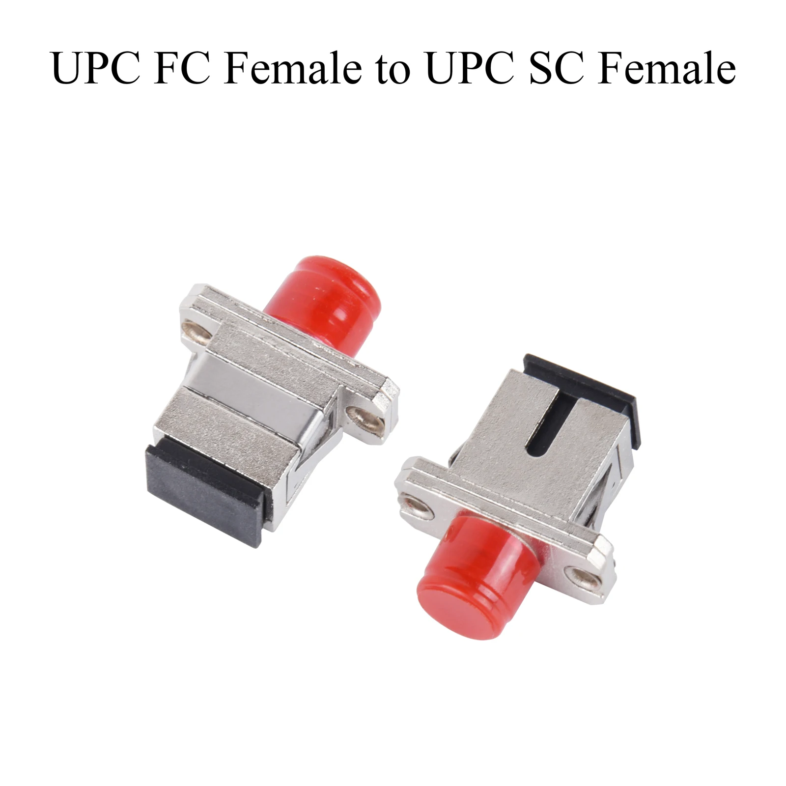 2Pcs Fiber Optic APC/UPC SC/LC/FC/ST Male to UPC FC/LC/SC/ST Female Adapter Single-mode Optical Hybrid Connector