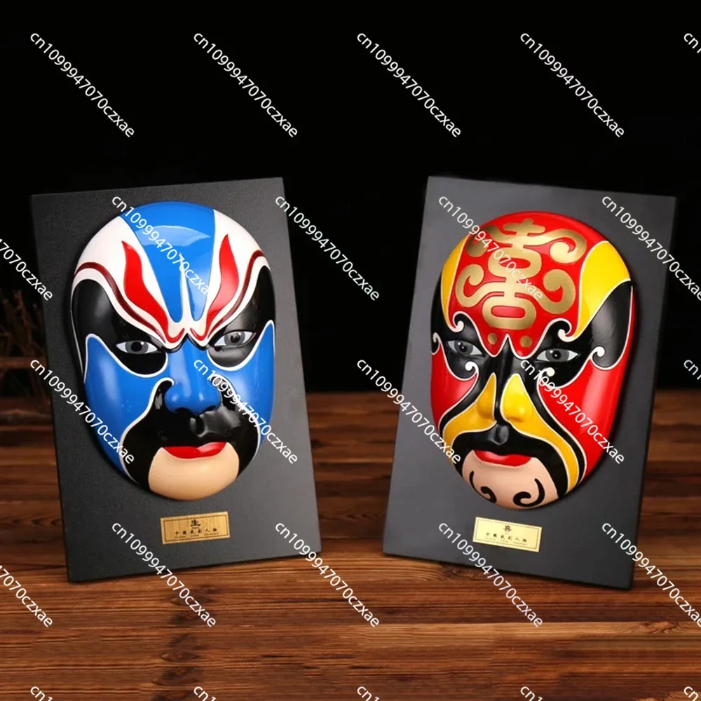 

Large Peking Opera Masks, Hotel Hotpot Restaurant Wall Decoration, Theatrical Mask Hangings, Chinese Style Ornaments