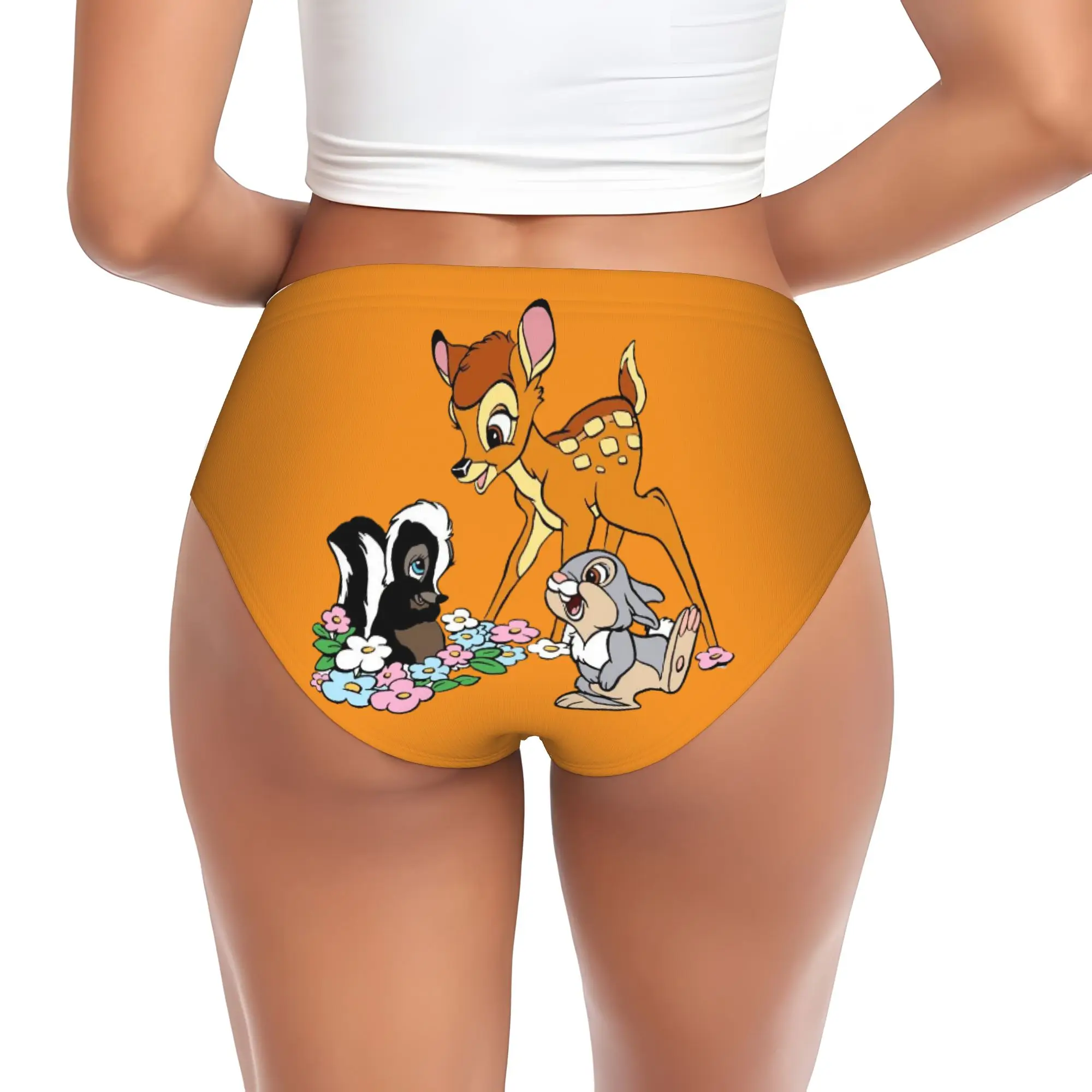 Custom B-Bambies Anime Briefs Underwear Women Breathable Stretch  Panties