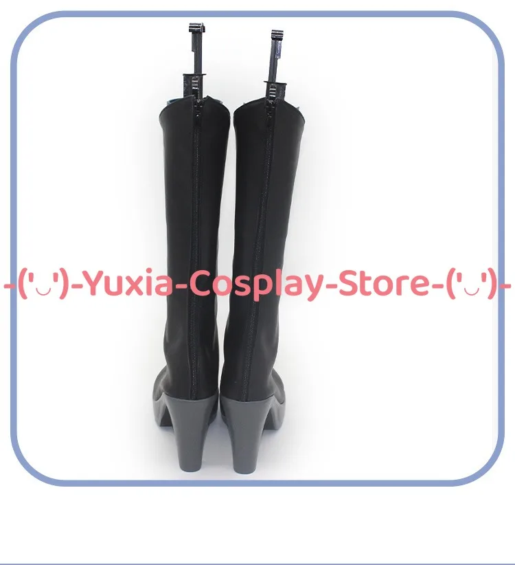 유샤이아코스프레! 소드 아트 온라인 스타시아 코스프레 신발 애니메이션 게임 캐릭터 소품 PU 가죽 부츠 할로윈 카니발 파티 의상