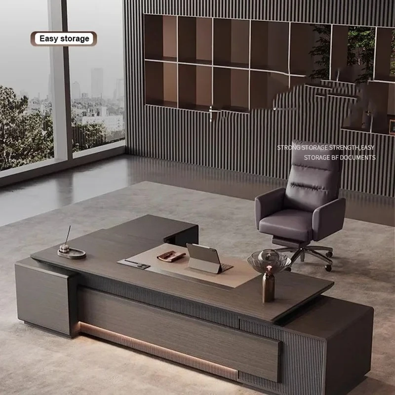 Office Desk Furniture Study Table Workstation Computer Offices Bedroom Professional Multifunction Home Reading Tisch Corner