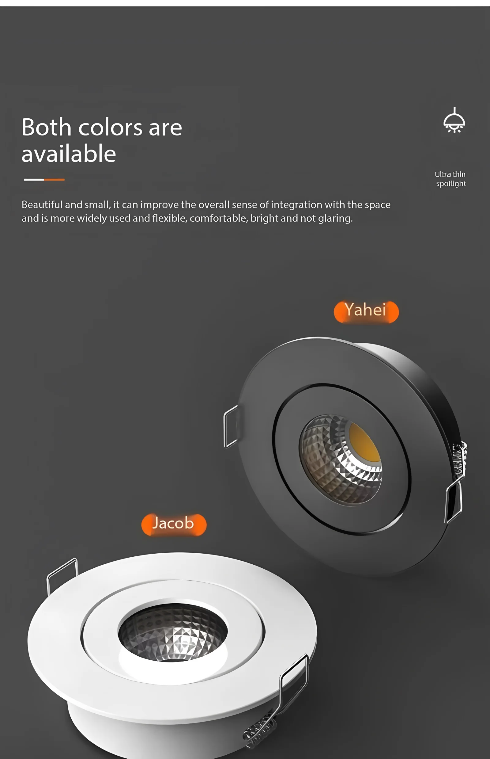 Dimmable3W5W LED ceiling light,AC85-265V suitable for home bedroomliving room,wine cabinet shopping mall,embedded LEDspot light