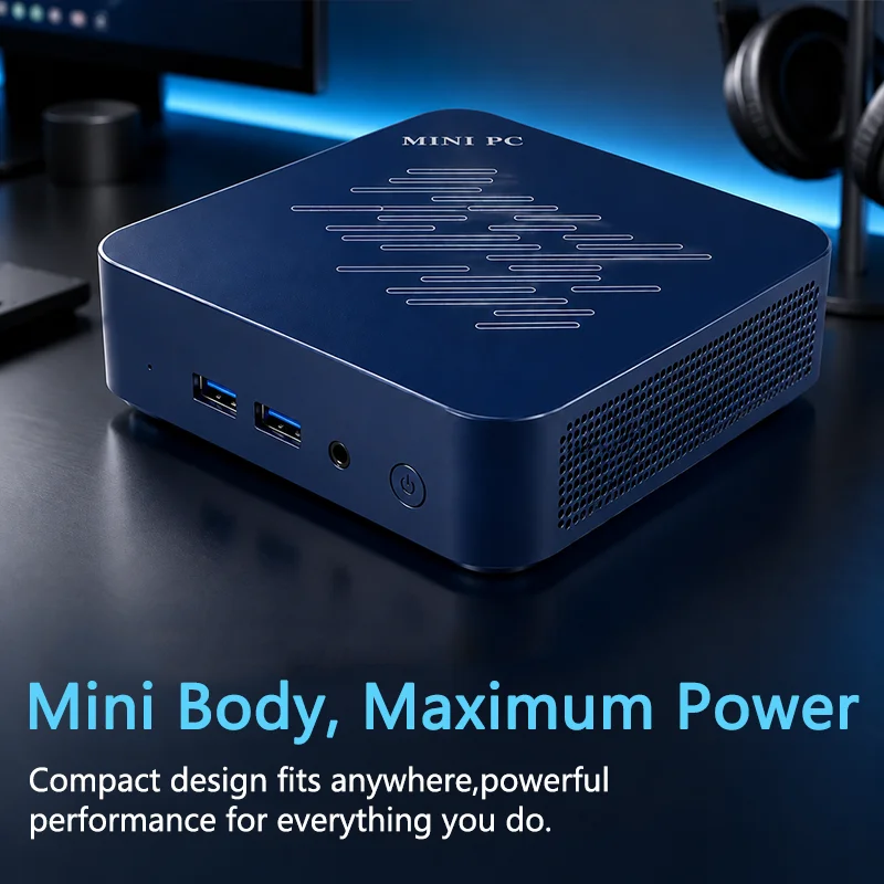 Mini PC Intel Core i9 8950HK 16GB RAM Optional 1TB/2TB SSD WiFi6 Bluetooth 5.2 1000M Gigabit Ethernet Gaming Office Desktop Host