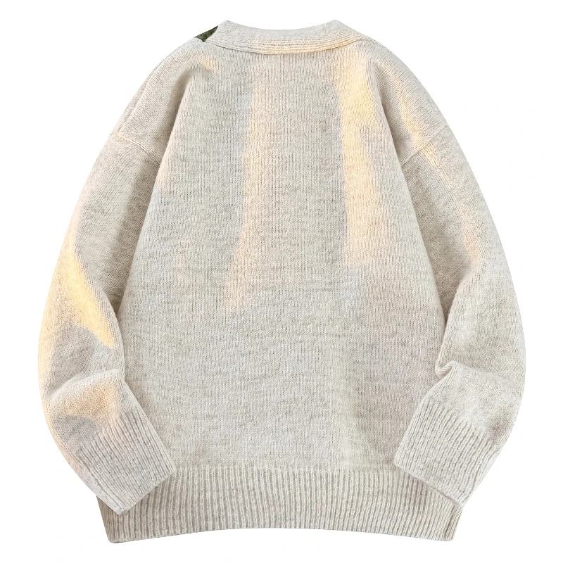 Essentials Men's Relaxed-Fit Cotton Blend Cardigan Mens Cardigan Sweaters Cable Knit V Neck Casual Button Down Sweater Cardigans