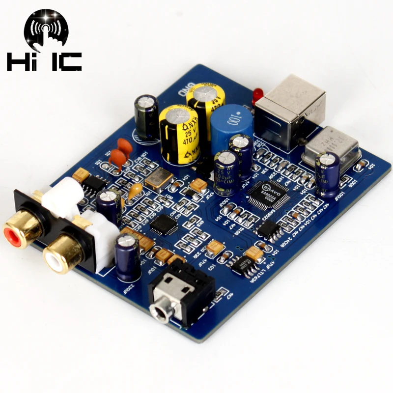 Hi-Fi аудио ES9018K2M SA9023 USB ЦАП Декодер плата внешняя звуковая карта поддержка 24 бит 96k