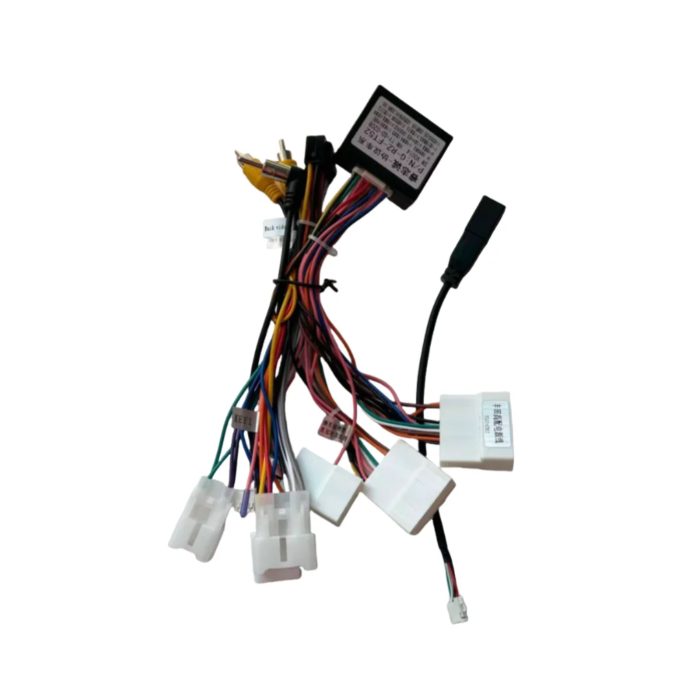 Canbus Box RZ-FT52 For Toyota Prado/Land/CHR/RAV4/Camry//Corolla/Verso/Auris/Alphard 30 Android 2 Din Radio 16 Pin Power Cable