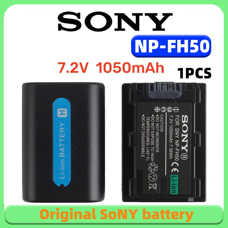 Original NP-FH50 NPFH50 Battery for Sony NP-FH30 NP-FH40 NP-FH50 NP-FH70 NP-FH100 DSC-HX1HX200 HX200V DSLR-A230 A290 A330