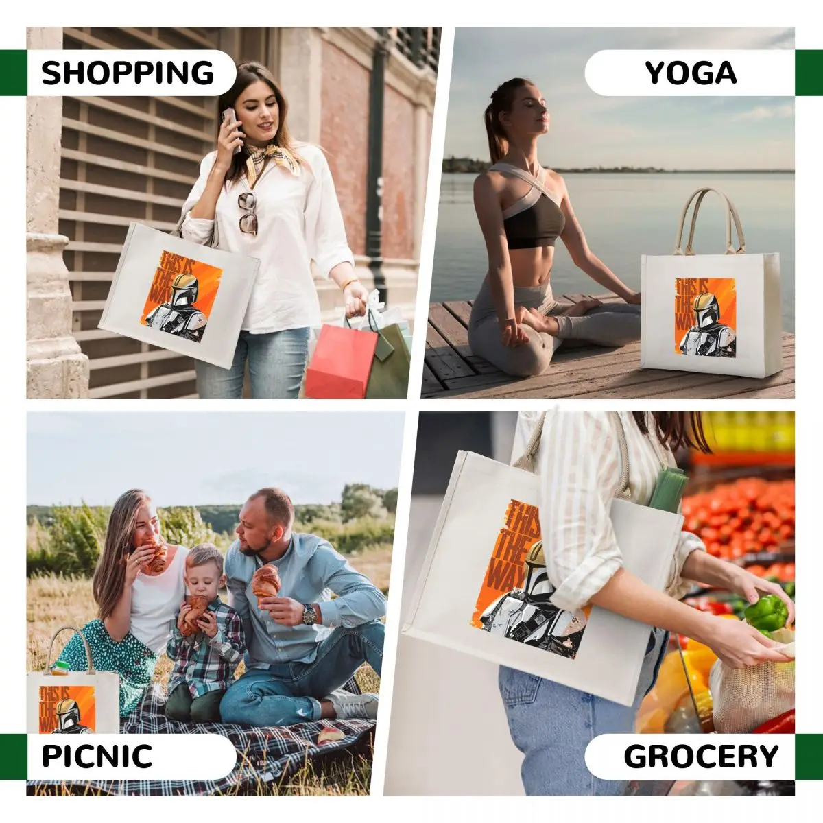 This Is The Way T-ShirtThis Is The Way Tote Bag custom bags shopper bags female bag