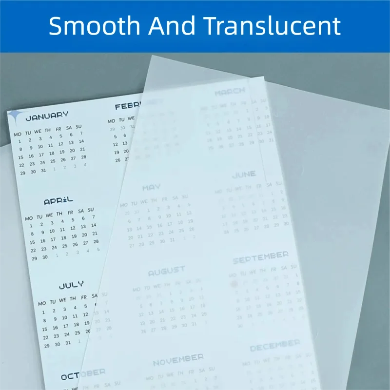 50pcs Translucent Trace Paper 50g~180g A3 Tracing Paper Semi-transparent Drawing Paper A4 Papel Vegetal Drafting Copy Paper 200g