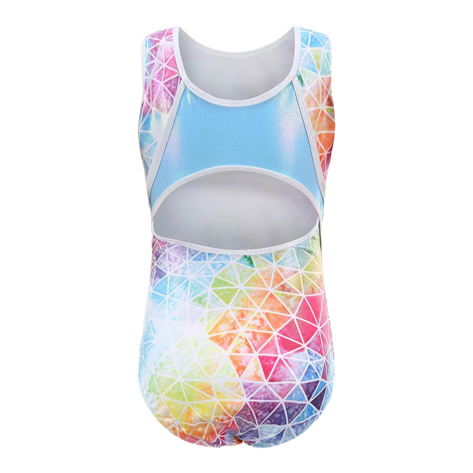 

Leotards for Girls, Acrobatics Dance Clothes Colorful Skate Sleeveless Yoga
