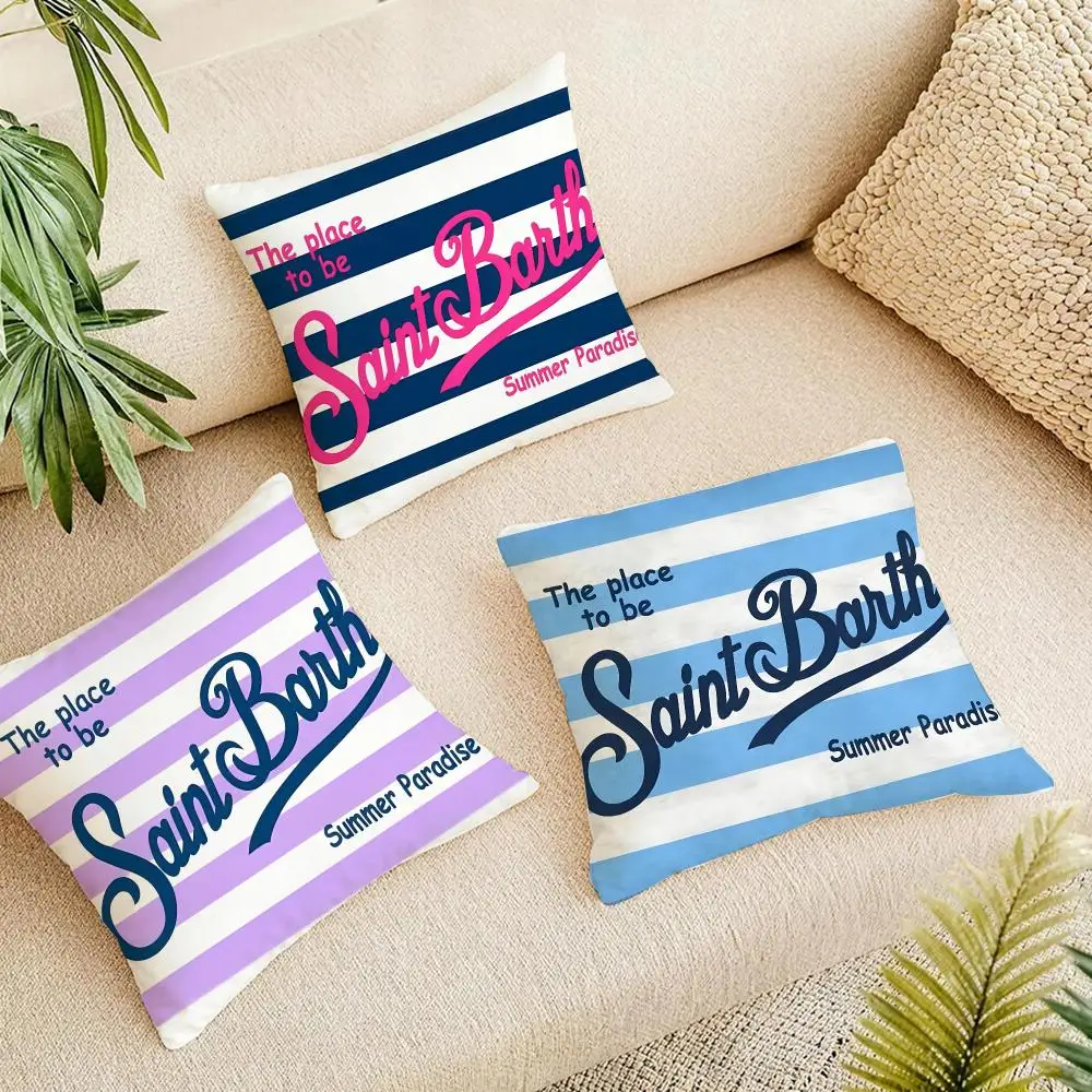 S-Saint Fashion B-Barth Lucky Cushion Cover Organic Linen Square Pillow Case Durable Non-Allergenic And Kind To Skin