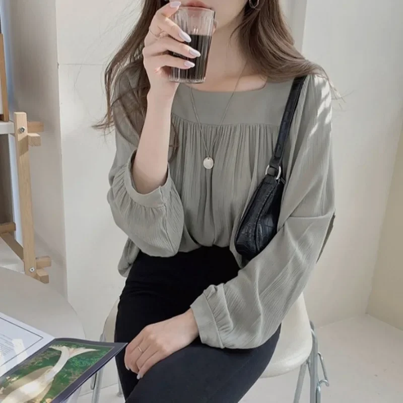 Simple White Shirts & Blouses For Women Crop Japanese Harajuku Fashion Woman Top Offer High Quality Clothing Trend 2024 Novelty