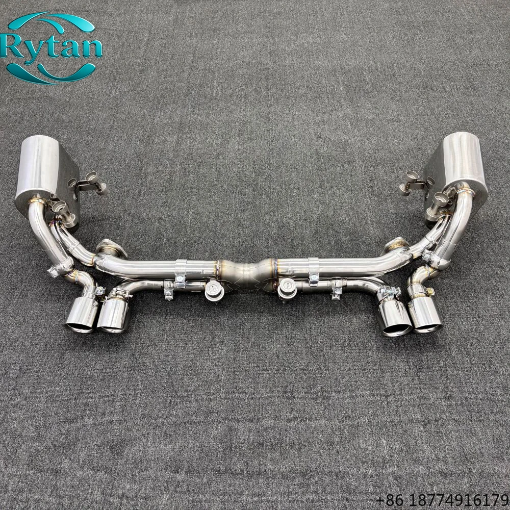 

Performance Valved 304 Stainless Steel Valvetronic Exhaust Pipe System Catback for 997 911 3.6T
