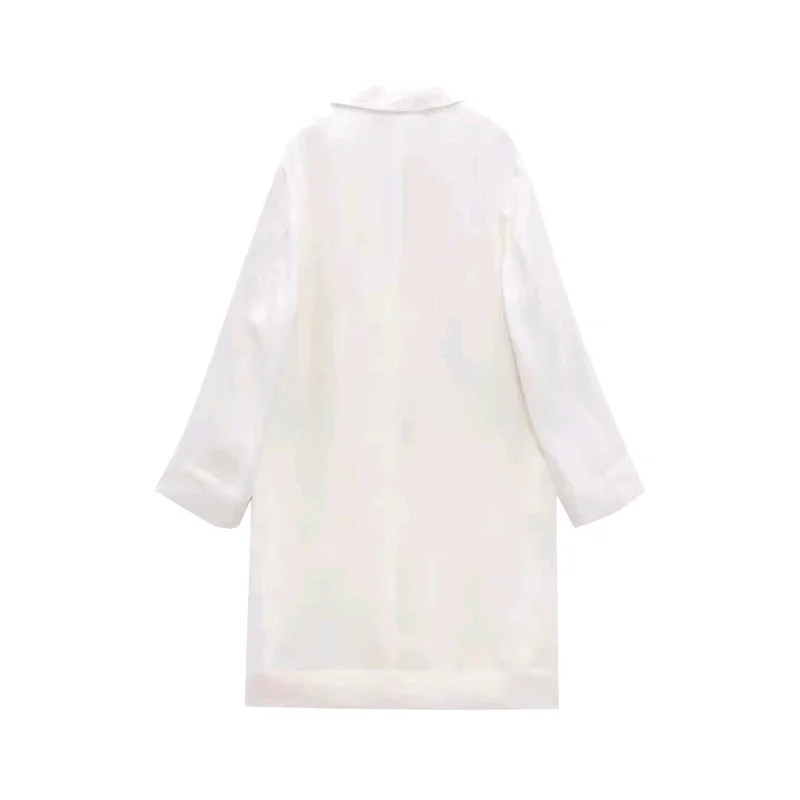 

Autumn New Arrival Women's Casual Long Sve Coat Design Collar ket Decorated Outerwear Commute Sle Loose Fit Polyester...