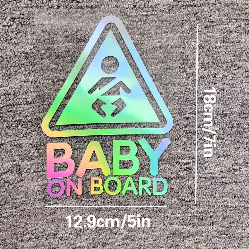 1-Pack Car Window Decal Sticker for Babies Interior Creative Scratch Cover Laser Cut Adhesive Decoration Auto Body Art 18Model