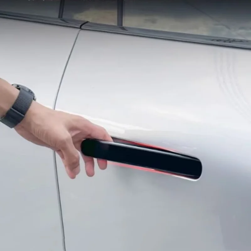 Für Xpeng P7 2020-2023/G6 2023-2025 Autotürgriff mit ABS-Muster, glänzend schwarz, kratzfest, Außenschutz
