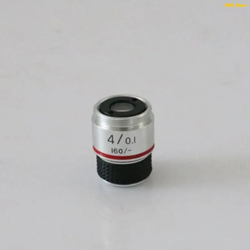 U1JB Compact 4X 10X 40X 100X Microscope Objective Lens Achromatic Objective Lab Parts
