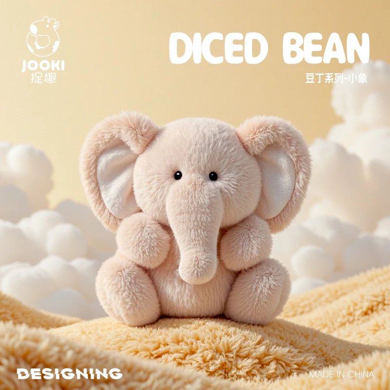 Jouet en peluche éléphant pour bébé, poupée douce, oreiller de couchage, cadeau d'anniversaire pour filles, jouet en peluche doux de haute qualité à la mode