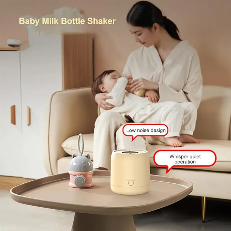 Infant Bottle Mixer Electric Automatic Mix Warm Formula Bottle Instantly Shaker USB Charging Hands Free Simple Cleaning Machine