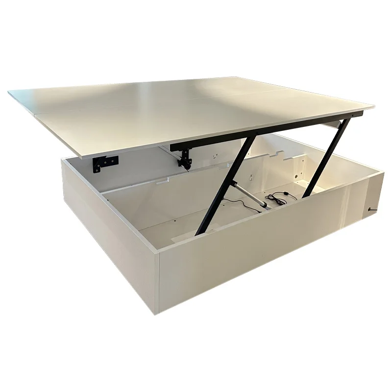 FBB Modern Design Smart Motorized Lifting Storage Bed Frame Base Gas Stable DIY Case Multifunction Mechanism Bedroom Metal Hotel