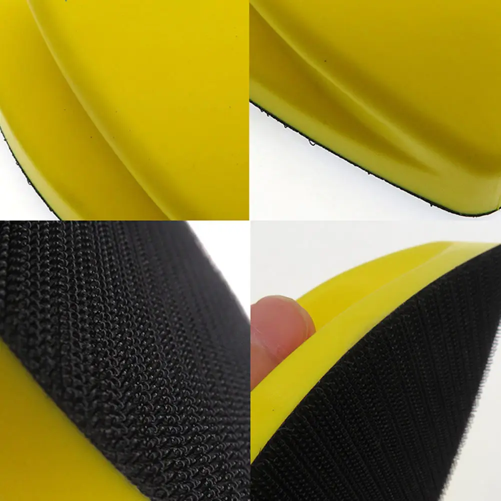 Triangle Shape Manual Grinding Disc Holder for Sanding Discs Sponge Discs Flexible Abrasive Pads Wool Balls PU Material
