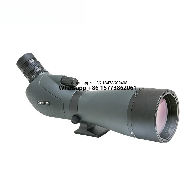 

HUILE Eco-friendly Materials Outdoor High Magnification Monocular Telescope Bird-watching Mirror Large Aperture HL20-60*80-W