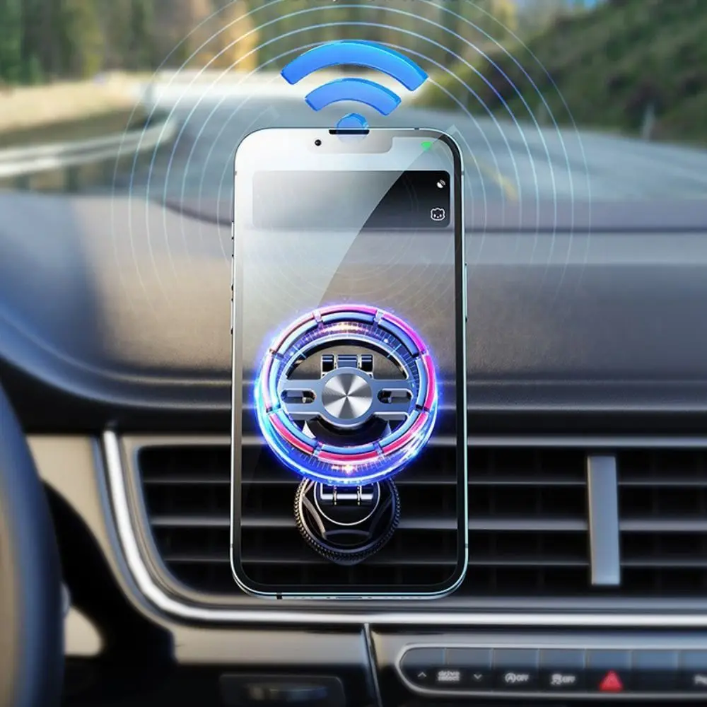 New 360° Rotation Car Magnetic Phone Holder Foldable Design Rotatable Design Mobile Stand Magnetic Phone Stand Fast Charging