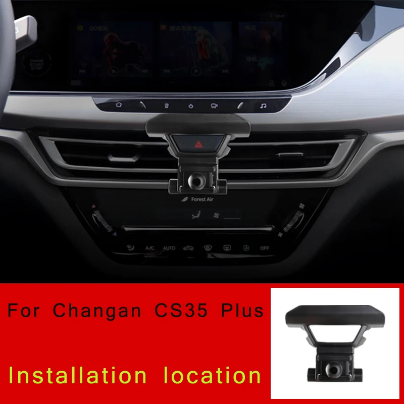 차량용 휴대폰 거치대, 장안 CS35 CS75 플러스 2022 2021 2019, 차량 스타일링 브래킷, GPS 스탠드, 회전식 지원 모바일 액세서리