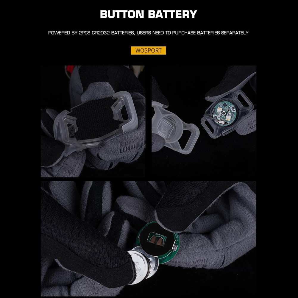 الصيد خوذة مصباح خوذة مقاومة للماء مصباح يدوي 2 طرق في الهواء الطلق Tac سترة مصباح بطارية تعمل للصيد التخييم