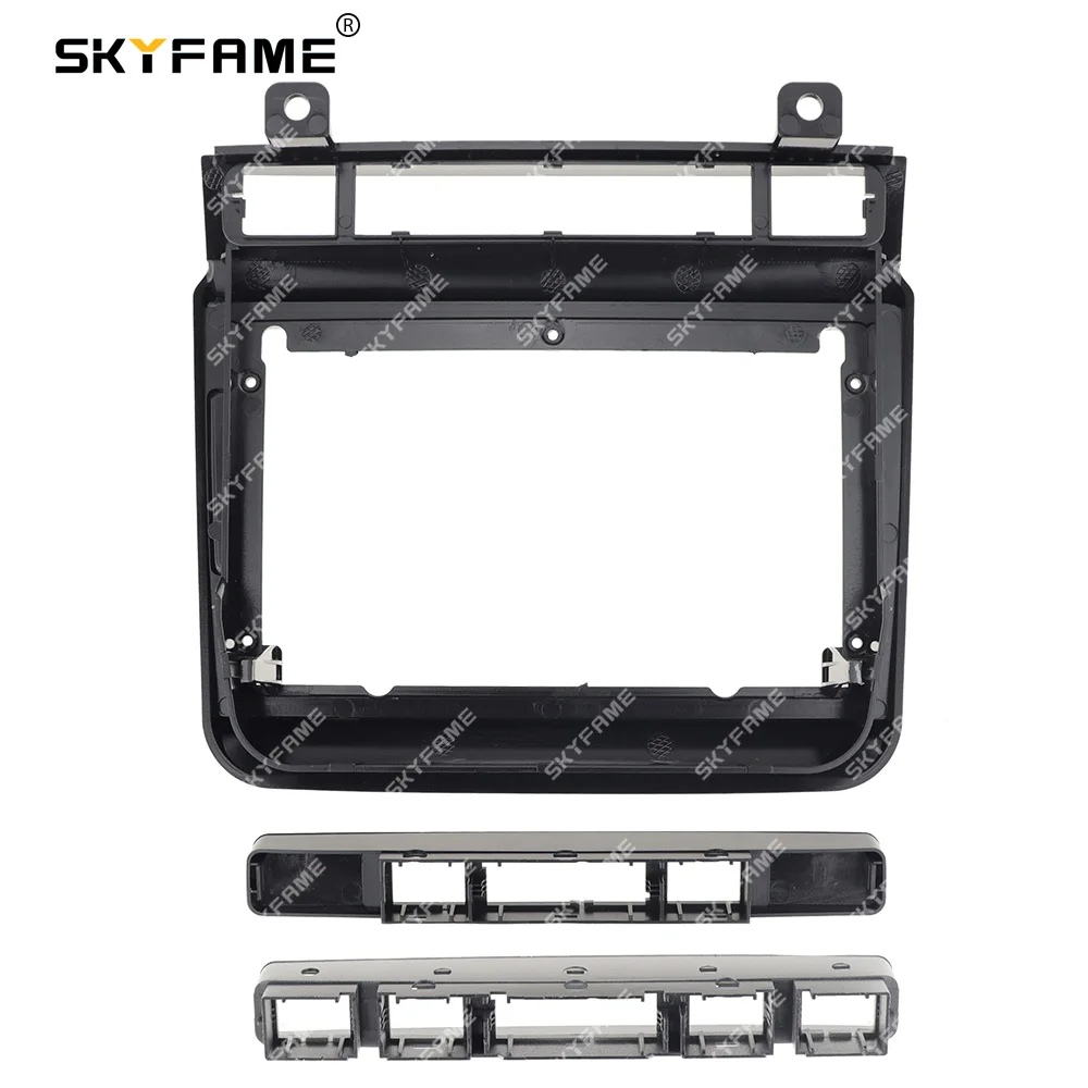 SKYFAME Car Frame Fascia Adapter Canbus Box Android Radio Dash Fitting Panel Kit For Volkswagen Touareg