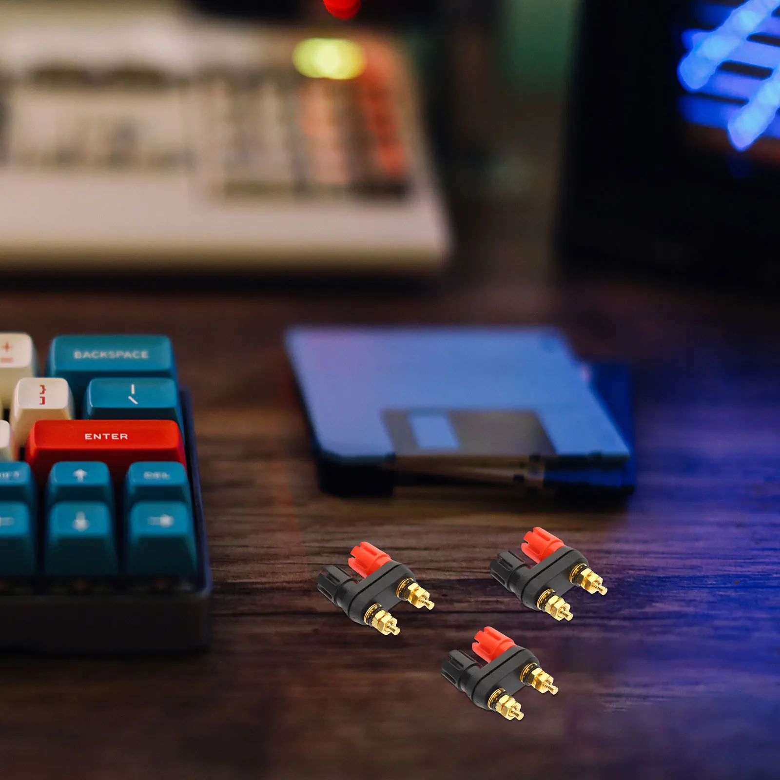 

3pcs Speaker Terminal Binding Post Metal Loudspeaker Connector Replacement Easy Install No Welding Amplifier Parts Sound