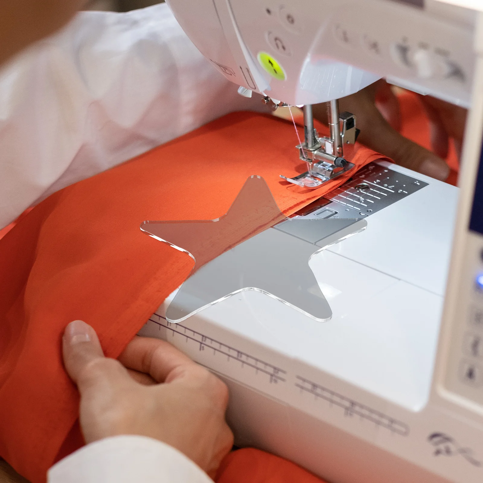 2 قطعة قوالب خياطة اللحف مساطر خياطة أكريليك لأدوات خليط شفافة للحرف اليدوية الدقيقة #5