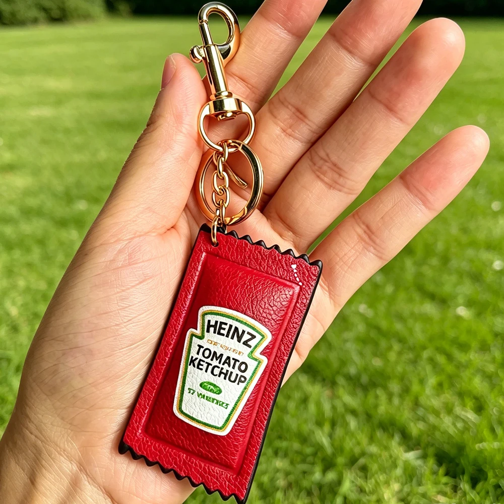 Cute Ketchup Bottle Keychain C - Photography Simulator recension och pris