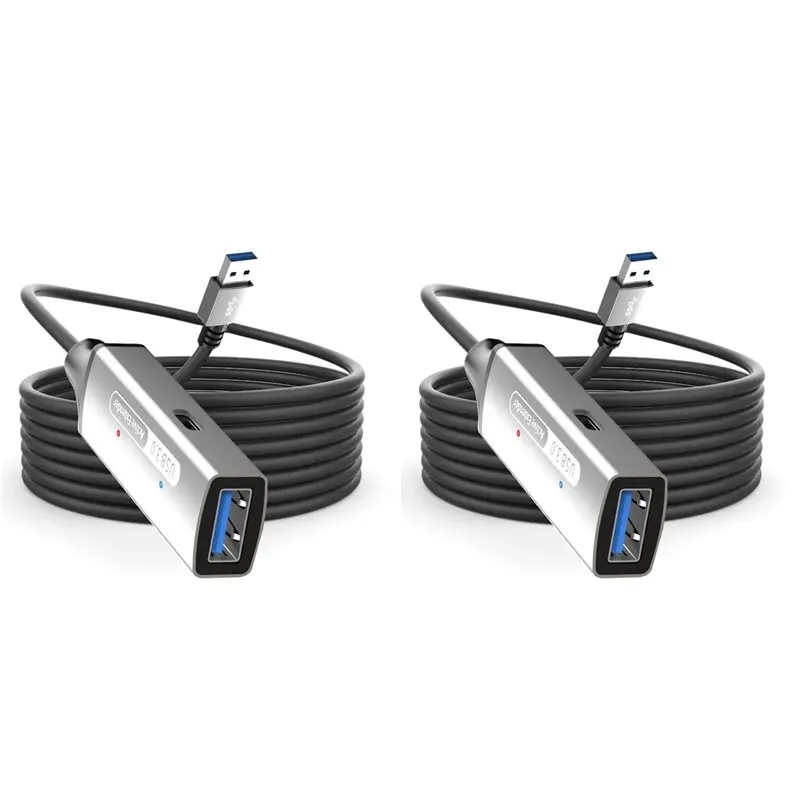 

【ДЕНЬ БЛАГОДАРЕНЬЯ】2X активный удлинительный кабель USB 3.0 с усилителем, активный удлинительный кабель USB 3.0, удлинительный кабель USB 3.0, шнур-удлинитель USB 3.0 (штекер-штекер)