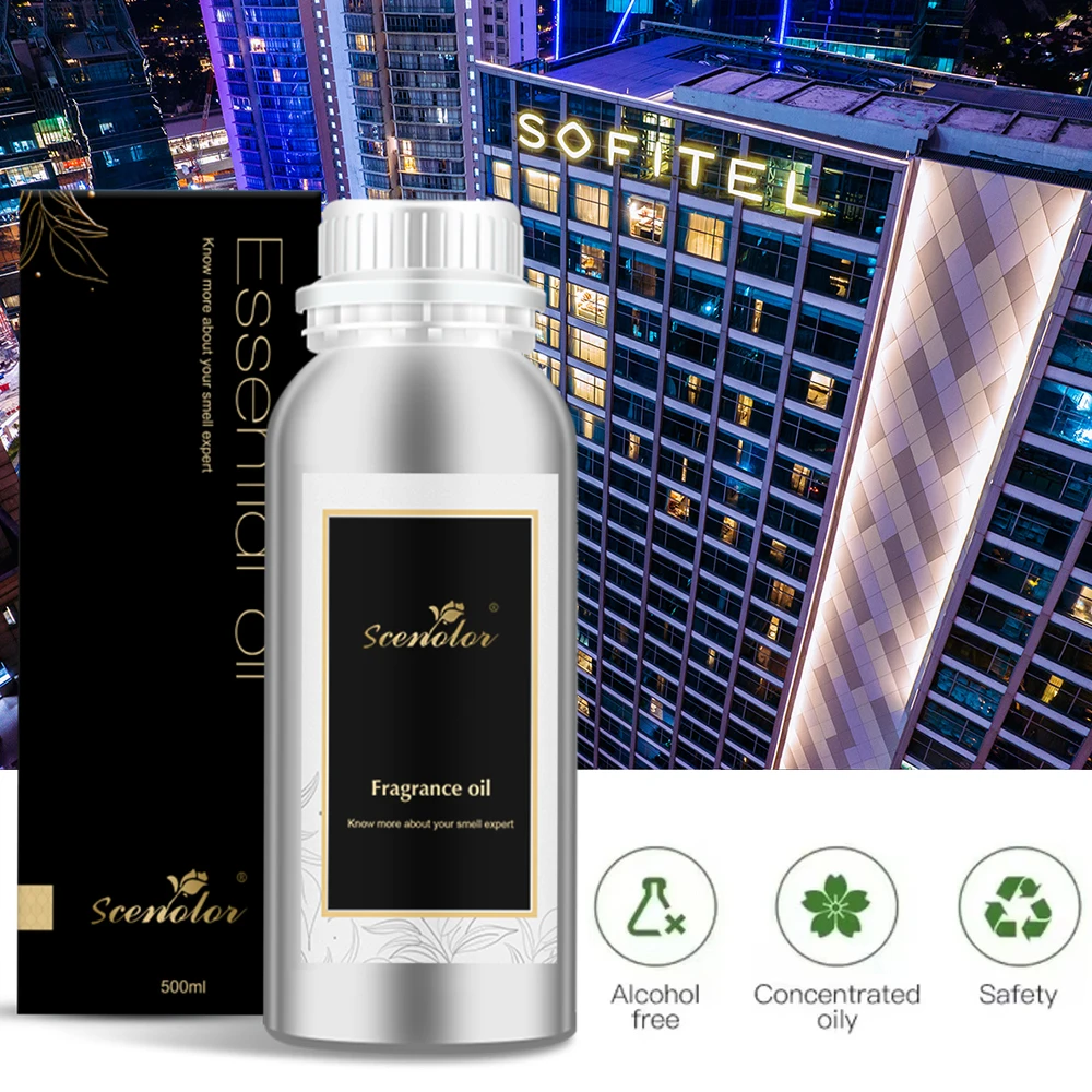 500ML Aroma Essential Oil Sofitel Hotel Diffuser Machine Room Fragrance Oasis Aroma Oil Air Freshener Home Spa Clubs Good Smell