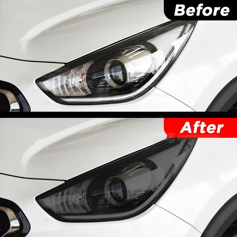 For KIA NIRO EV 2019 2020 2021 Car Exterior Headlight Anti-scratch TPU PPF Protective film Anti-scratch Repair film Accessories