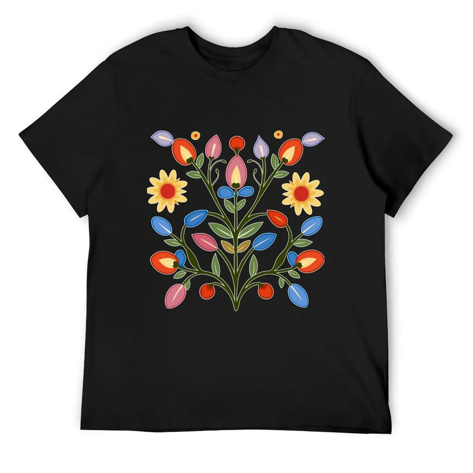 

Ojibwe Floral Designs T-Shirt sublime summer clothes anime tshirt graphic tee shirt slim fit t shirts for men