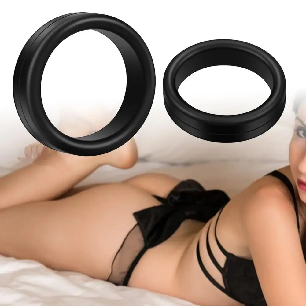 Cock Ring Prolong Intercourse Time Foreskin Ring Hygienic Silicone Delay Ejaculation Lock Ring Penis Delay Ring for Male